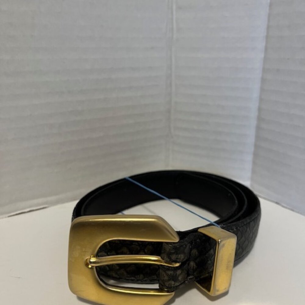 Mod Depose vintage croc leather belt.